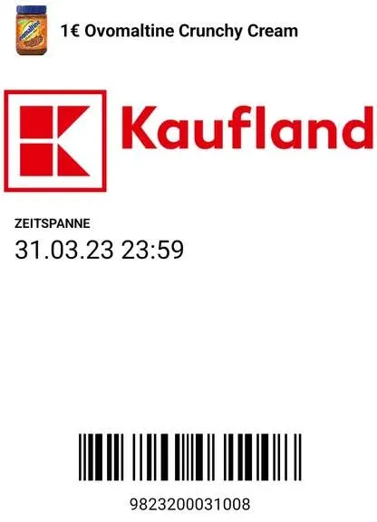 Ovomaltine Crunchy Cream Kaufland Coupon 2