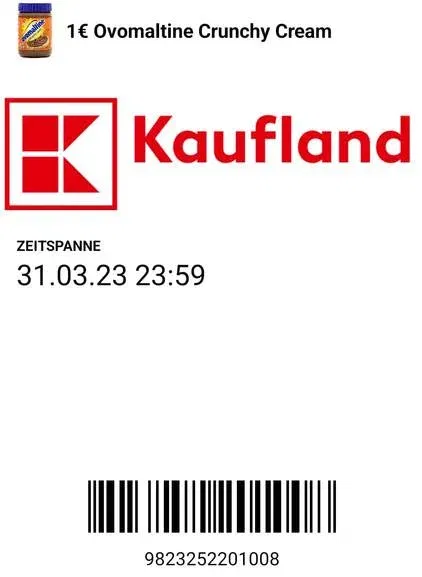 Ovomaltine Crunchy Cream Kaufland Coupon