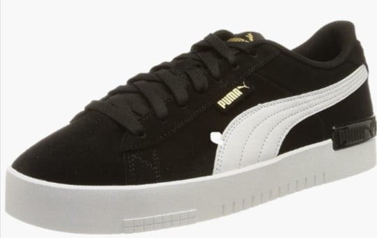 Puma Damen Jada Sd Sneaker Black White Team Gold Eu Amazon De Fashion