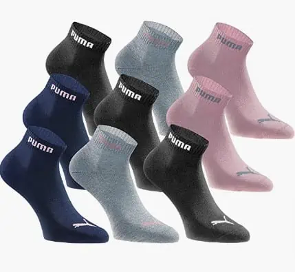 PUMA Quartersocken 18 Paar Pack Statement Edition – Damen und Herren für 22,99 € inkl. Prime-Versand (statt 37,99 €)