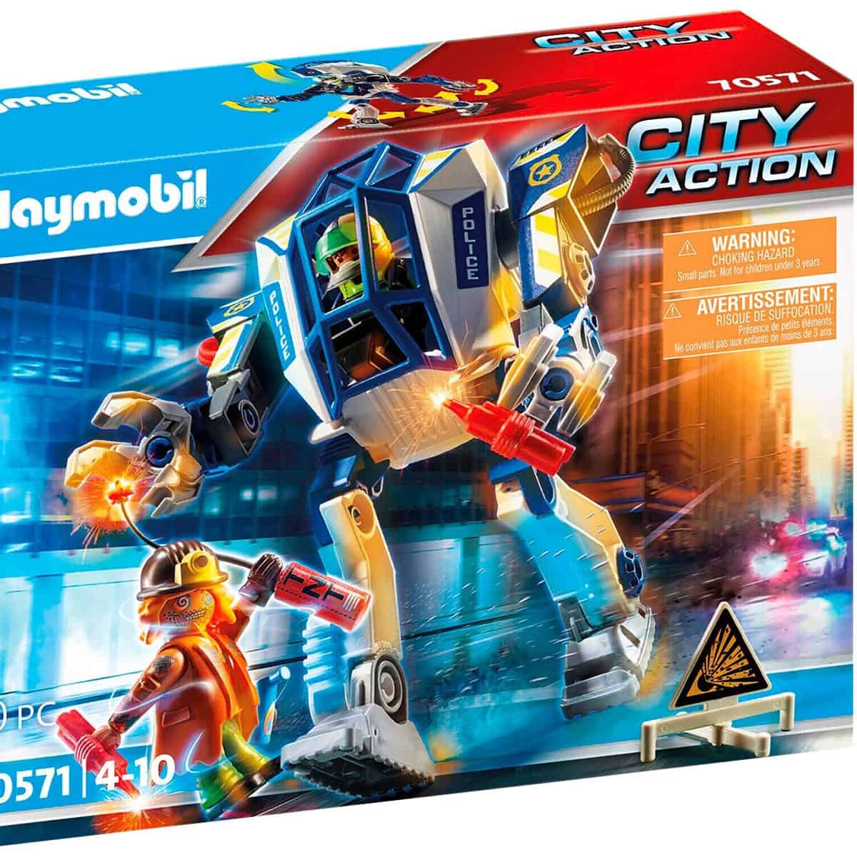 Playmobil City Action Polizei Roboter Spezialeinsatz