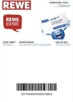 Rewe Wasser Payback