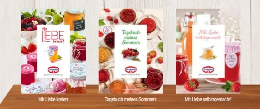 Rezepthefte Unsere Rezepte Dr Oetker