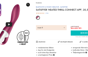 Satisfyer Heated Thrill Bluetooth G Punkt Vibrator