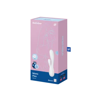Satisfyer Mono Flex 20,5 cm Vibrator mit App und 6 Gratisartikeln bei Eis DE
