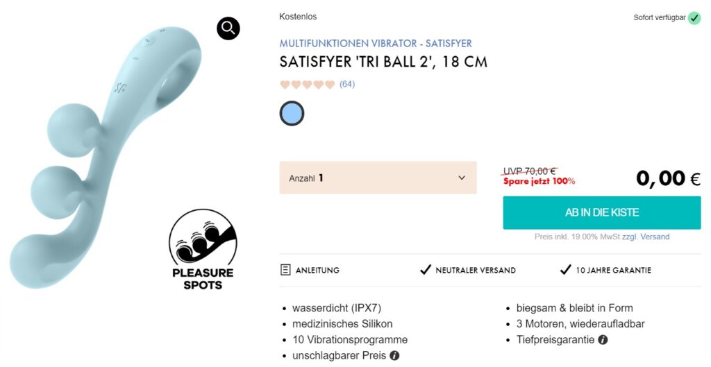 Satisfyer Tri-Ball 2 Multifunktionen Vibrator