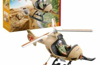 Schleich Helikopter Tierrettung WILD LIFE Spielset