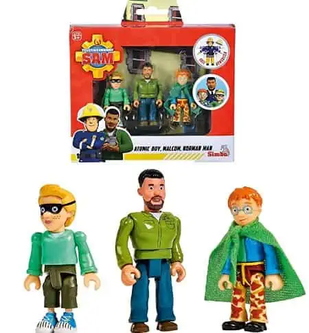 Simba – Sam der Feuerwehrmann – Set mit 3 Figuren, 7,5 cm, ab 3 Jahren für 3,91 € (Prime)