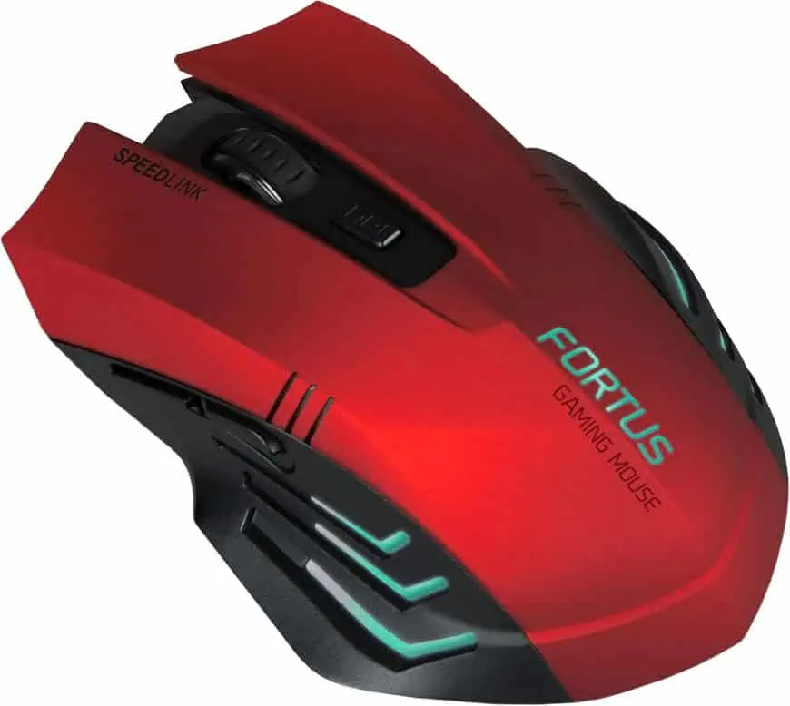 Speedlink FORTUS Gaming Mouse Wireless – Kabellose Gaming-Maus mit 5 Tasten und LED-Beleuchtung für 12,99 € inkl. Prime-Versand (statt 22,98 €)