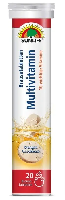 Sunlife Brausetabletten (Multivitamin, 1x 20 Stück) ab 0,66 € inkl. Versand (statt 1,24 €)