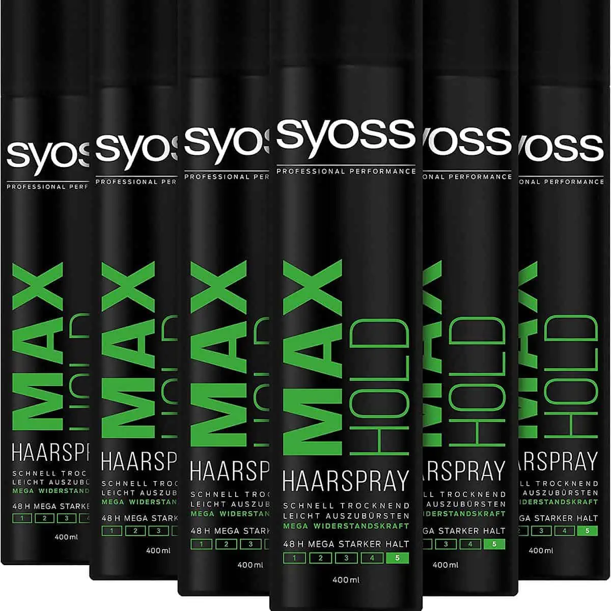 Syoss Haarspray Max Hold Haltegrad 5 6er Pack (6 x 400 ml) ab 20,78 € inkl. Prime-Versand