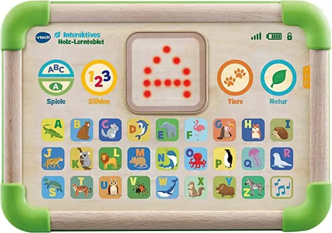 VTech Baby Interaktives Holz-Lerntablet für 14,26 € inkl. Prime-Versand