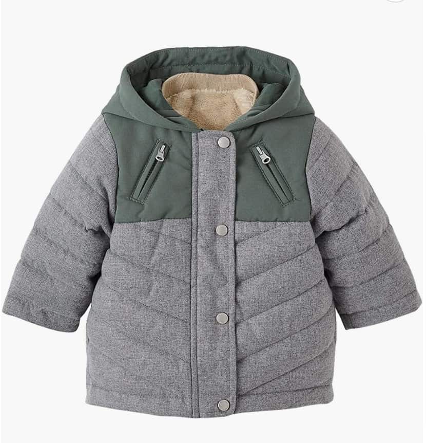 Vertbaudetin Winterjacke Fuer Baby Jungen Amazon.de Fashion