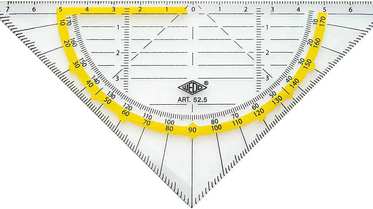 *schnell sein!* 📐Wedo Geo-Dreieck (16 cm) für 0,80 € inkl. Prime-Versand (statt 1,57 €)