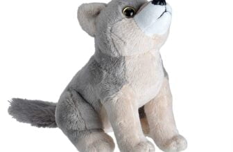 Wild Republic Wolf Kuscheltier Wild Calls Stofftier mit Originalsound Plueschtier cm Multi Amazon de Spielzeug