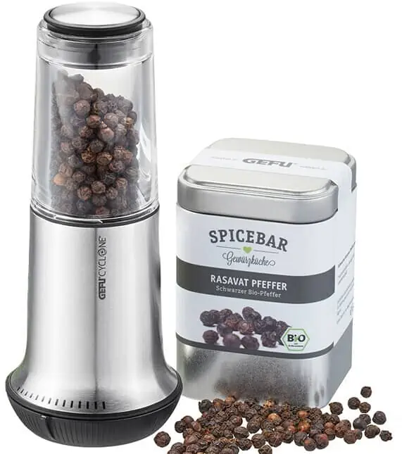 GEFU Salz- Pfeffermühle inkl. Biopfeffer für 21,48 € inkl. Versand statt 26,00 €