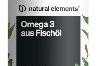 natural elements Omega 3 (365 Kapseln) ab 19,94 € inkl. Prime-Versand