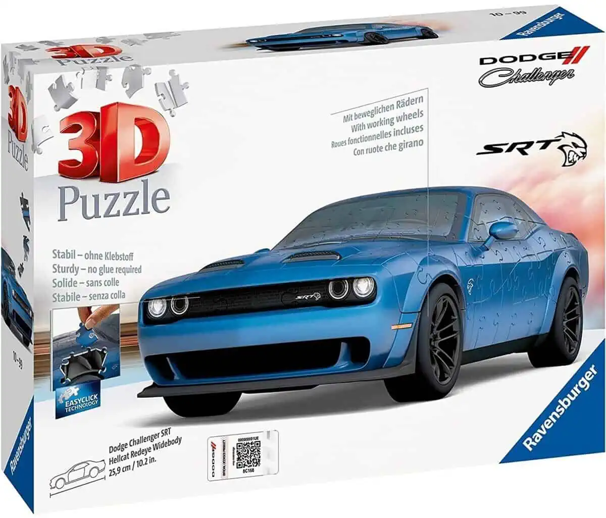 Ravensburger 3D-Puzzle Dodge Challenger Hellcat Redeye (11283) für 17,04 € inkl. Versand statt 22,90 €
