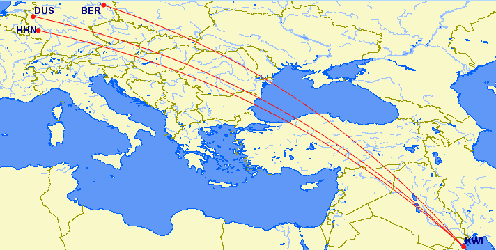 A Map From The Great Circle Mapper Great Circle Mapper