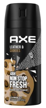 Axe Bodyspray Leather Cookies Deo ohne Aluminium