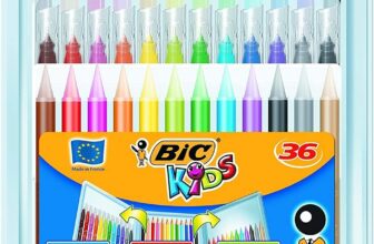 BIC Kids Stifte Set Buntstifte Filzstifte und Malkreiden