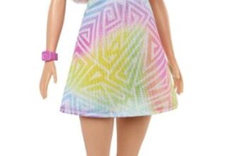 Barbie HBV Fashionistas Puppe blonde lila Haare im