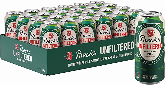 Becks Unfiltered Dosenbier