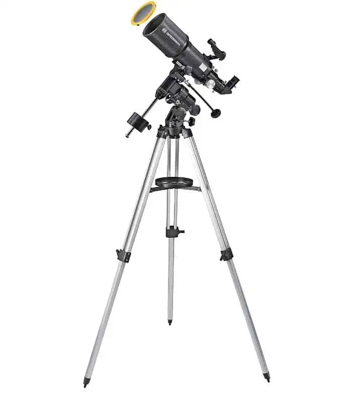 Bresser Einsteiger Teleskop Polaris 102/460 EQ3 (für Nacht und Sonne mit hochwertigem Objektiv Sonnenfilter) für 243,00 € inkl. Versand [nur noch 8 Stück] statt 345,00 €