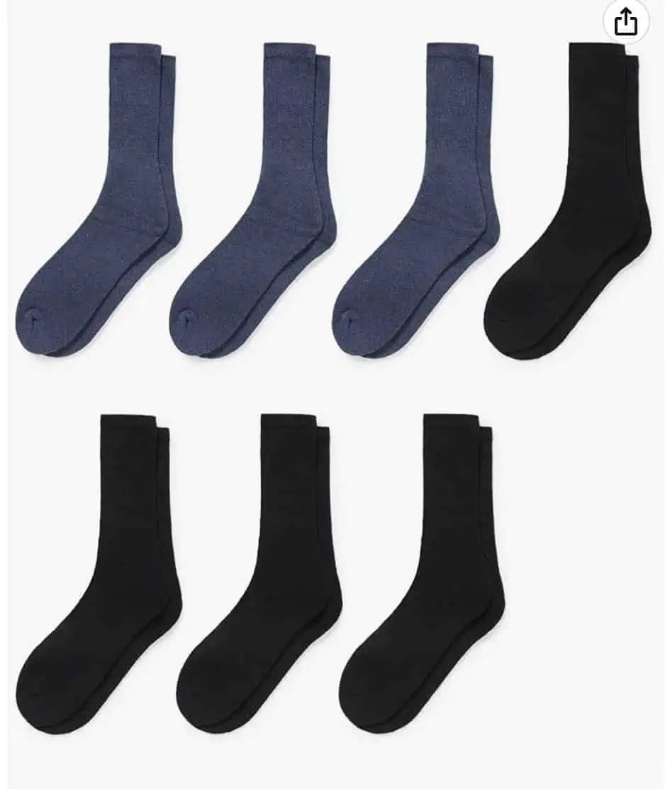 C&A Herren Socken Unifarben 7er Pack|Multipack (Gr. 39-42 & 43-46) für 6,30 € inkl. Versand (statt 12,99 €)