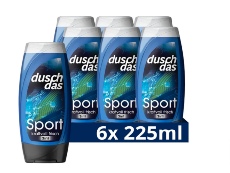 Duschdas in Duschgel Shampoo Sport Duschbad mit Fresh Energy