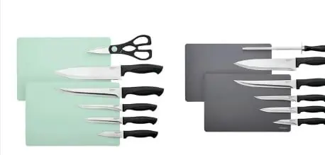 Ernesto Messerset, 8-teilig mit Schneidematten in zwei Varianten für je 9,94 € inkl. Versand (statt 14,99 €)