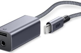 ESR in USB C Kopfhoerer Adapter und Schnellladen Typ C auf mm Klinke Audio Adapter fuer Aux