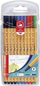 Fineliner STABILO point er Pack Office