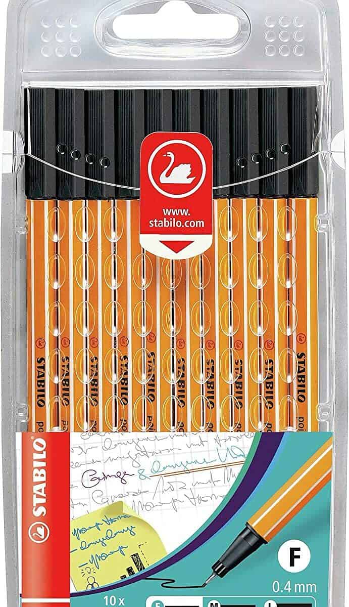 Fineliner Stabilo Point Er Pack Schwarz