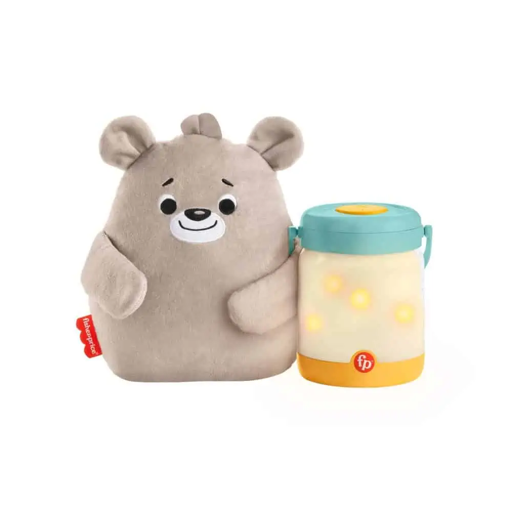 Fisher-Price GRR00 – Bärchenbaby mit Glühwürmchen-Spieluhr für 13,99 € inkl. Prime-Versand (statt 17,99 €)
