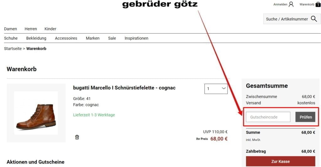 Gebrueder Goetz Rabattcode einlösen