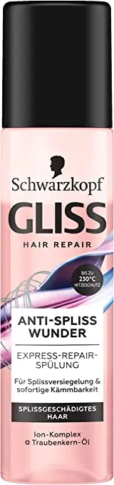 Gliss Express-Repair-Spülung Anti-Spliss Wunder 200 ml ab 2,79 € inkl. Prime-Versand