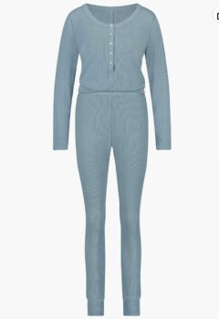 HUNKEMOeLLER Pyjama Waffle Placket Atlantic deep S Amazon.de Fashion