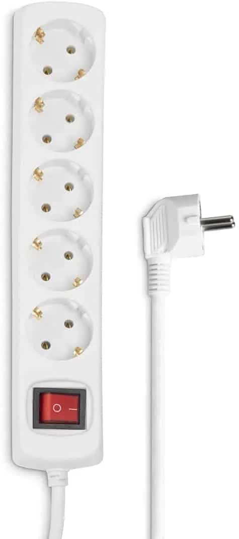 Hama Steckdosenleiste 5-fach inkl. Schalter für 5,95 € inkl. Prime-Versand