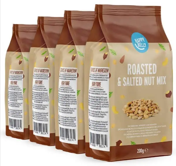 Happy Belly Nuss-Mix 4er Pack (4x200g) ab 7,99 € inkl. Prime-Versand