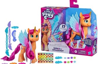 Hasbro My Little Ponny Sunny Starscout cm mit Haarstyling Accessoires