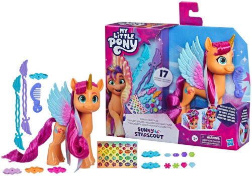 Hasbro My Little Ponny Sunny Starscout cm mit Haarstyling Accessoires