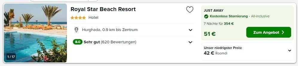 Hotel Royal Star Beach Resort Hurghada Aegypten Www Trivago De