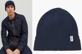 JACK JONES Herren Jacbrink Ln Beanie Muetze navy blazer