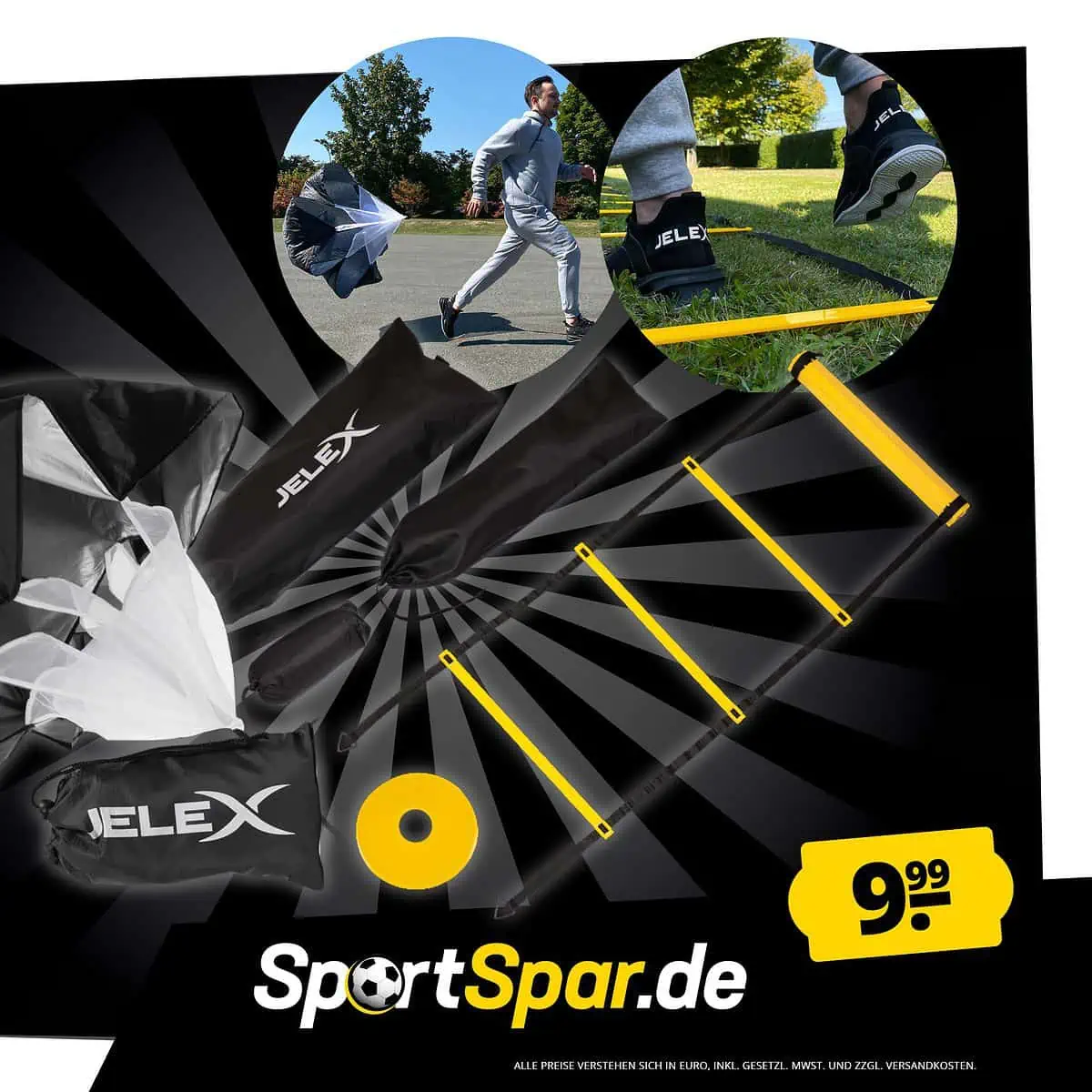 JELEX Master Koordinations & Sprint Trainings Set für 13,94 € inkl. Versand
