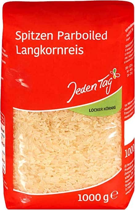 Jeden Tag Parboiled Langkorn Spitzenreis