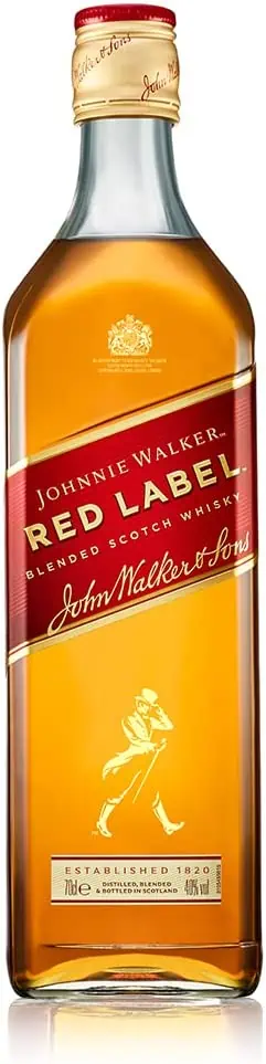 Johnnie Walker Red Label Blended Scotch Whisky (40%vol, 700ml) für 9,99 € inkl. Prime-Versand
