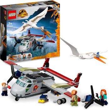 LEGO Jurassic World Quetzalcoatlus Flugzeug Ueberfall