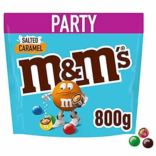 M&M’S Salted Caramel Schokolade Großpackung 800g für 7,99 € inkl. Prime-Versand