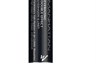 Manhattan Eyemazing Double Effect Eyeshadow Liner – Schwarz in Lidschatten und Eyeliner Stift